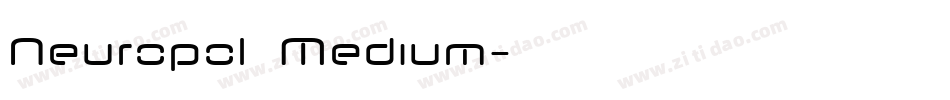 Neuropol  Medium字体转换